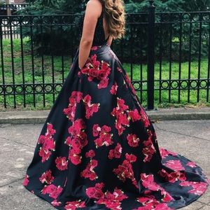 Sherri hill princess style prom dress
